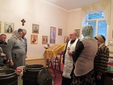 Водосвятие в день Крещения Господня в ГБУСОВО «Владимирский ПНИ»