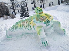 Снежный дракон поселился в интернате